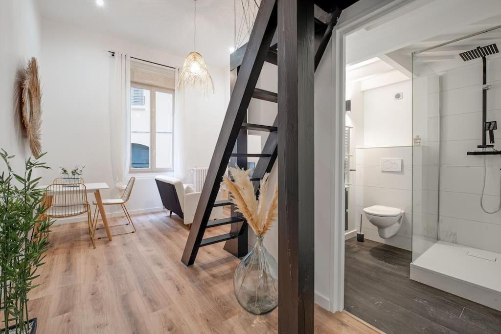  Le Boheme Superbe Loft Fonctionnel Et Central แซงต์-เอเตียน ภายนอก รูปภาพ